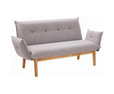 Home affaire Polsterbank Libra 190 cm breit, grau, grau
