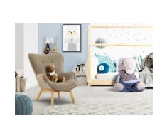 Lüttenhütt Sessel Duca Mini, in kleiner Ausführung für Kinder braun Ohrensessel und Hocker Sofas Couches