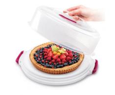 Metaltex Kuchentransportbox, (1 tlg.), höhenverstellbar farblos Kuchentransportbox Aufbewahrung Küchenhelfer Haushaltswaren