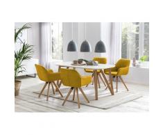 SalesFever Essgruppe (Set, 5-tlg) gelb Essgruppen Tische Sitzmöbel-Sets