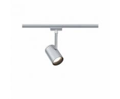 Paulmann Schienensystem-Leuchten URail LED Spot Shine 5W 230V Chrom matt matt, (1tlg.) silberfarben Schienensysteme und Seilsysteme Deckenleuchten Lampen Leuchten Stromschienensysteme
