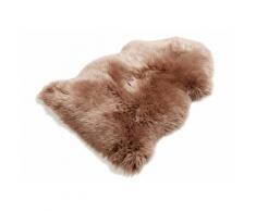 Fellteppich, »Schaffell LF«, Böing Carpet, fellförmig, Höhe 70 mm, braun, Neutral, taupe