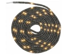 LED-Lichterschlauch Tubo, schwarz, schwarz