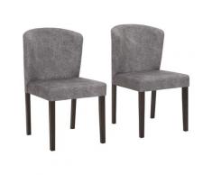 Home affaire Esszimmerstuhl Prato, mit einem pflegeleichter Kunstleder Bezug und Holzgestell, Sitzhöhe 47 cm braun Esszimmerstühle Esszimmersessel Esszimmermöbel Möbel sofort lieferbar