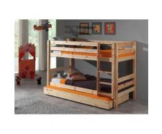 Vipack Etagenbett Pino, optional mit Bettschublade beige Kinder Kinderbetten Kindermöbel