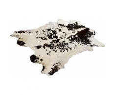Fellteppich, »Fell Normandie«, Böing Carpet, fellförmig, Höhe 4 mm, schwarz, Neutral, schwarz-weiß-braun