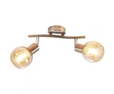Nino Leuchten,LED Deckenspot CASTELLO silberfarben Deckenstrahler Strahler Spots Lampen Leuchten
