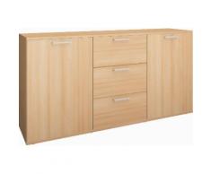 borchardt Möbel Kommode Tim, Breite 139 cm, glänzende Metallgriffe beige Sideboards Kommoden