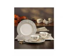 CreaTable Kaffeeservice Palacio, (Set, 18 tlg.) beige Geschirr-Sets Geschirr, Porzellan Tischaccessoires Haushaltswaren