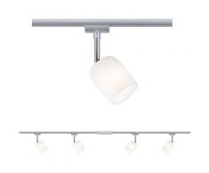 Paulmann Schienensystem-Sets URail Set G9 Blossom Satin Chrom matt max. 4x10W Schienensystem, (1 tlg.) chromfarben, chromfarben Schienensysteme und Seilsysteme Deckenleuchten Lampen Leuchten