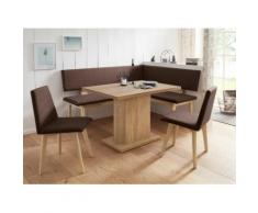 Home affaire Eckbankgruppe Zelle, (Set, 4 tlg.) eichefarben sägerau, braun Sitzbänke Nachhaltige Möbel