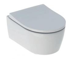 GEBERIT Tiefspül-WC iCon Neu, (Set), Wand-WC Set, verkürzte Ausladung, mit WC-Sitz weiß WC-Becken WC Bad Sanitär