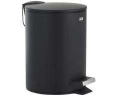 axentia Kosmetikeimer Lugano schwarz Bad-Accessoires Bad Sanitär Mülleimer