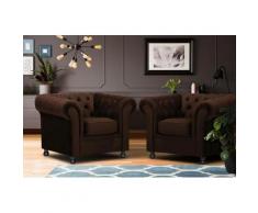 Home affaire Sessel Chesterfield braun