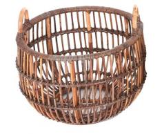 Franz Müller Flechtwaren Dekokorb, aus Rattan, mit praktischen Tragegriffen beige Dekokorb Körbe Boxen Regal- Ordnungssysteme Küche Ordnung