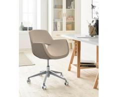 andas Drehstuhl Chiara, mit Gasdruckfeder und Rollen braun Drehstühle Bürostühle Büromöbel