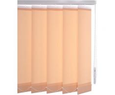 Liedeco Lamellenvorhang Vertikalanlage 89 mm beige Lamellen Rollos Jalousien