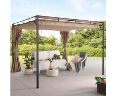 KONIFERA Pavillon Milos, (Set), BxT: 300x300 cm beige Faltpavillons Pavillons Garten Balkon