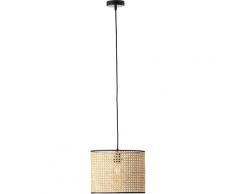 Brilliant Leuchten Pendelleuchte WILEY, E27, 1 St., Hängeleuchte, Kabel kürzbar; für LED-Leuchtmittel geeignet; dimmbar über externen Dimmer bei Verwendung eines geeigneten Leuchtmittels, Wiener Geflecht beige Pendelleuchten und Hängeleuchten...