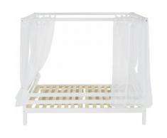 Hoppekids Betthimmel, inkl. 4 Vorhängen für Sofabett weiß Baby Betthimmel Babybettausstattung Babymöbel