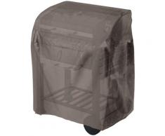 Tepro Grill-Schutzhülle, BxLxH: 104x48x101 cm, für Grillwagen klein grau Zubehör Grills Garten Balkon Planen