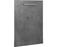 wiho Küchen Frontblende Cali, 60 cm breit, für vollintegrierbaren Geschirrspüler grau Zubehör Kleiderschränke Möbel