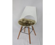 Sitzkissen Sitzauflage Lamm Heitmann Felle, braun, braun