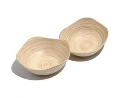 Franz Müller Flechtwaren Schale "Bamboo" Bambus (Set 2-tlg), beige, natur