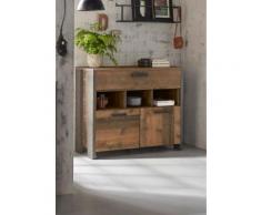 Kommode, Breite 106 cm grau Kommode Kombikommoden Kommoden Sideboards