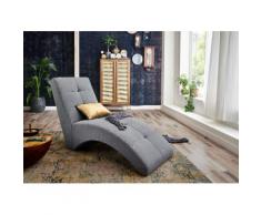 ATLANTIC home collection Relaxsessel CARIN, Polsterliege zum Lesen, Fersehen oder auch fürs Gaming grau Sessel