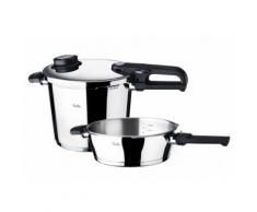 Fissler Schnellkochtopf (Set, 2-tlg.) silberfarben Schnellkochtöpfe Töpfe Haushaltswaren Topf
