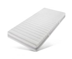 Taschenfederkernmatratze MALIE "Königin" Matratzen weiß Matratze Rollmatratze Allergiker-Matratzen Federkern mit Luxushöhe und 7-Zonen, Topseller-Matratze von Malie, erhältlich in 90x200140x200 allen weiteren Größen, zusätzlich werden drei Härtegrade...