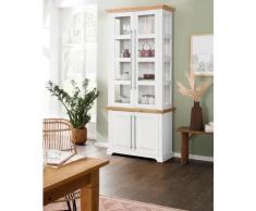 Home affaire Vitrine Meliss, weiß, weiß /honigfarben