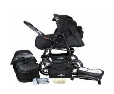 bergsteiger Kombi-Kinderwagen Rio, black edition, 3in1, (10-tlg.) schwarz Kinder Kombikinderwagen Kinderwagen Buggies