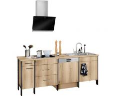 OPTIFIT Küchenzeile Tokio beige Küchenzeilen ohne Geräte -blöcke Küchenmöbel Arbeitsmöbel-Sets