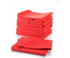 Stoffserviette Uni-Rot Home affaire (Set 12-tlg), rot, rot
