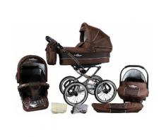 bergsteiger Kombi-Kinderwagen Venedig, chocolate, 3in1, (10-tlg.) braun Kinder Kombikinderwagen Kinderwagen Buggies