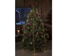 KONSTSMIDE LED Baummantel mit Ring, Tropfen silberfarben LED-Lampen LED-Leuchten SOFORT LIEFERBARE Lampen Leuchten Saisonartikel Weihnachten