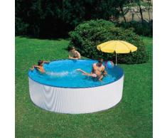 SUMMER FUN Rundpool weiß Swimmingpools Pools Planschbecken Garten Balkon