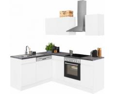 OPTIFIT Winkelküche Roth, ohne E-Geräte, Stellbreite 210 x 175 cm weiß Küchenzeilen mit Geräten -blöcke Küchenmöbel