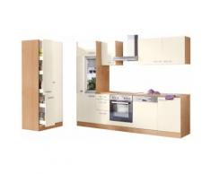 OPTIFIT Küchenzeile Odense, (Set), mit E-Geräten, Breite 270 cm EEK D beige Küchenzeilen Geräten -blöcke Küchenmöbel Arbeitsmöbel-Sets