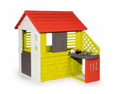 Smoby Spielhaus Natur mit Sommerküche, bunt, bunt