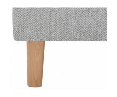 Home affaire Polsterhocker Ricco, grau, hellgrau