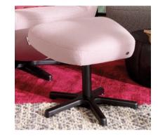 TOM TAILOR Hocker PURE, mit Metall-Drehfuß in Chrom schwarz Polsterhocker Sessel und Sofas Couches