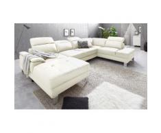 exxpo - sofa fashion Wohnlandschaft, weiß, altweiß