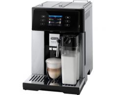 De'Longhi Kaffeevollautomat ESAM 460.80.MB PERFECTA DELUXE, mit Kaffeekannenfunktion, inkl. Kaffeekanne im Wert von UVP € 29,99 silberfarben Kaffee Espresso Haushaltsgeräte