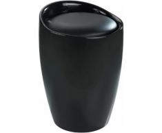 WENKO Hocker, schwarz, schwarz