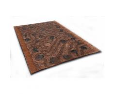 Orientteppich, Dakan, DIE HAUSKUNST, rechteckig, Höhe 4 mm, handgewebt braun Baumwollteppiche Naturteppiche Teppiche