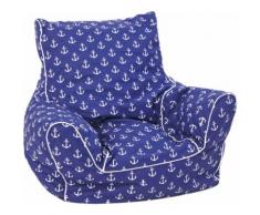 Knorrtoys Sitzsack Maritim Blue, für Kinder; Made in Europe blau Ab 3-5 Jahren Altersempfehlung