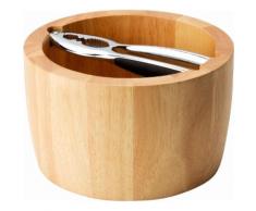 Continenta Snackschale Holz, (Set 2-tlg.) beige Schalen Geschirr, Porzellan Tischaccessoires Haushaltswaren Schüsseln
